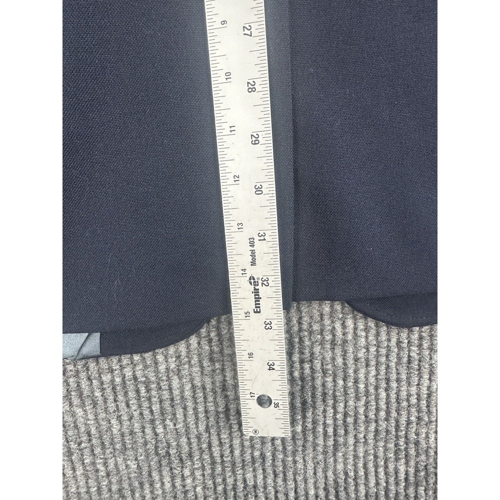 Vintage Stafford Blazer 50 L Blue Wool Premium University Golden Button Logo - Picture 6 of 14